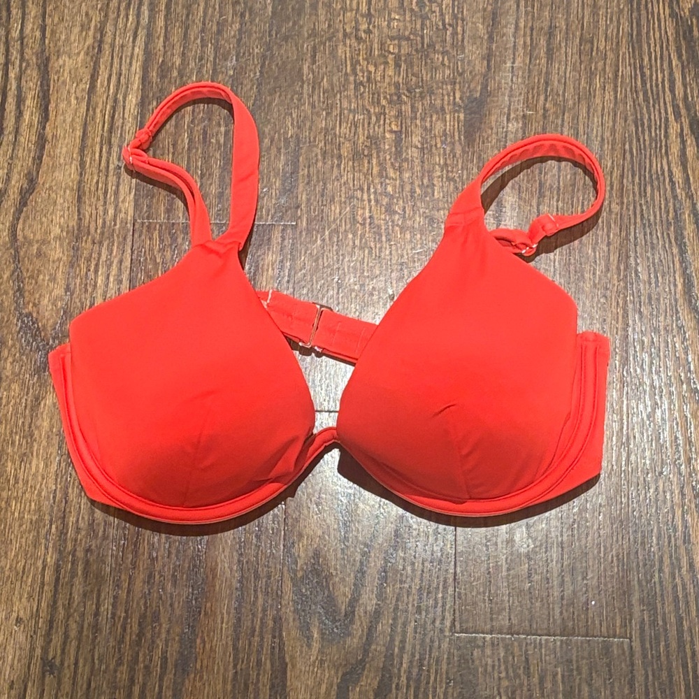 Shade & Shore Bright Red Bikini Top